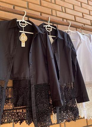 Сорочка з мереживом