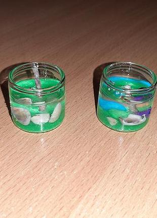 Свеча гелевая маленькая в стеклянном стаканчике внимательно читайте условия пересылки!!!