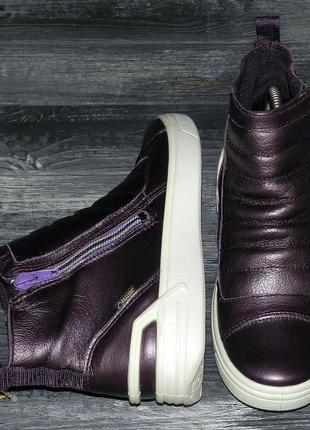 Ecco ginnie gore-tex оригинальные,кожаные, стильные невероятно крутые ботинки3 фото
