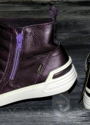 Ecco ginnie gore-tex оригинальные,кожаные, стильные невероятно крутые ботинки6 фото