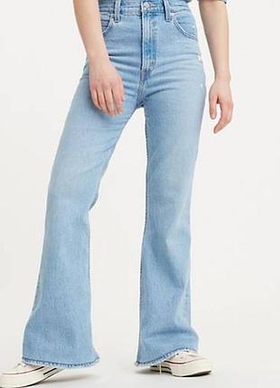 Жіночі джинси кльош levi’s з високою посадкою