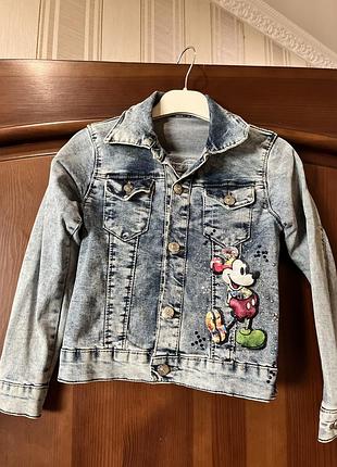 Джинсова курточка для дівчинки