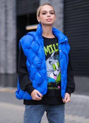 Жилет жіночий синій