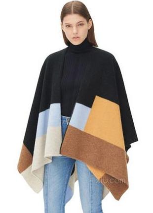 Роскошное пончо шарф французского модного бренда sandro