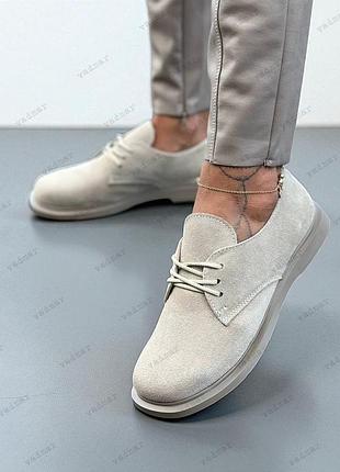 36-41 рр лоферы, туфли натуральная кожа/замша бежевый, черный, коричневый, капучино, рыжий