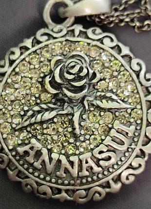 Вінтажний кулон anna sui