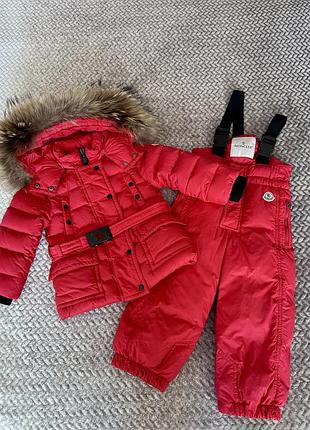 Moncler зимовий комбінезон. р. 2 роки. оригінал!!