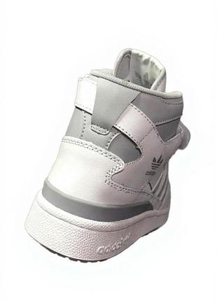 Кроссовки adidas forum '84 high •white grey• 2