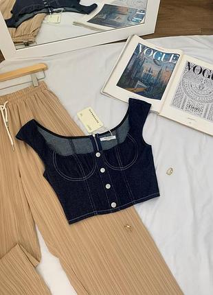 Новий джинсовий топ