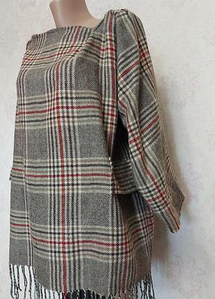 Светр оверсайз у клітинку. ціна + комфорт!