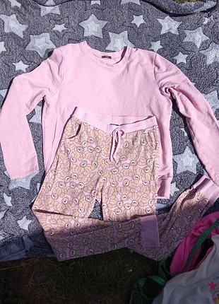 Натуральная пижама на девушку 10-12 лет