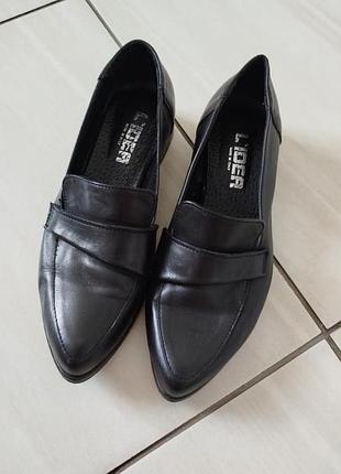 Лоферы кожа брендовые италия