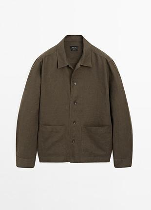 Massimo dutti лляна куртка нова оригінал