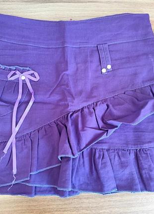 Спідниця 42р. рюши юбка