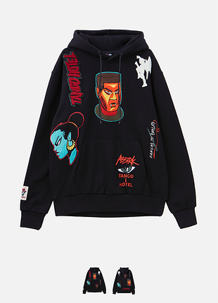 Худи, толстовка, кофта с капюшоном abstrk x tango hotel collaboration
heavy weight hoodie