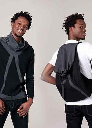 Эксклюзивный лонгслив трансформер уникального корейского бренда dbsw, унисекс