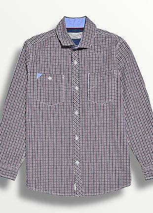Next рубашка в клетку из чистого хлопка