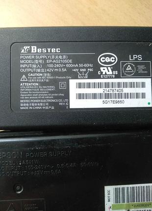 Блок питания epson l110 l130 l132 l210 l300 l310