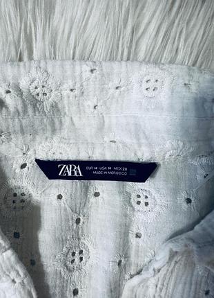 Блуза zara прошва 4