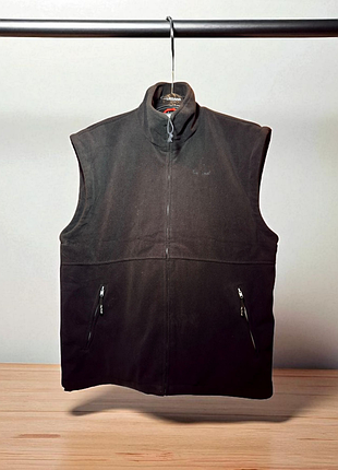 Тепла чоловіча флісова жилетка на підкладці великого розміру