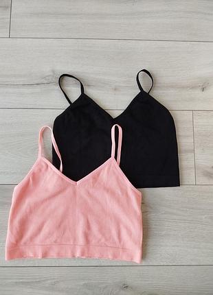 Набор топов в рубчик 2 шт primark