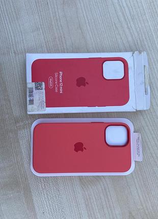 Чохол apple (apple silicone case)  з підтримкою magsafe для iphone 12 min