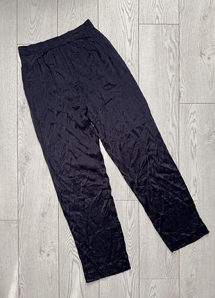 Текстурні штани h&m вільного крою, висока посадка