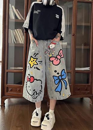 Шорты  Zara baggy шорты багги