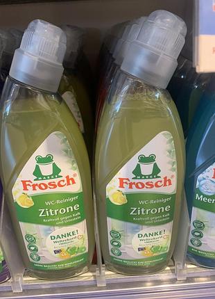 Засіб для чищення унітаза frosch лимон