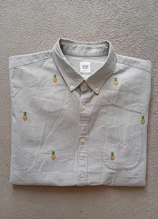 Брендовая рубашка тенниска gap.