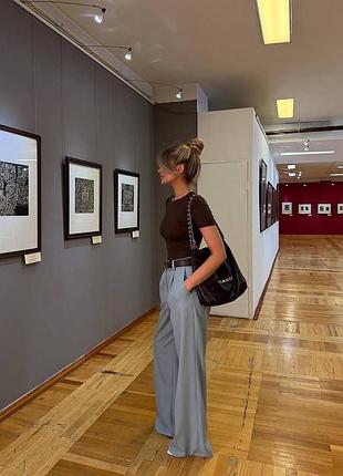 Базові брюки сірі та шоколад