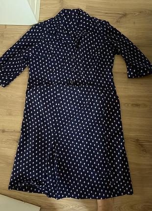 Костюм жіночий темно синій вінтажний стиль (xl)