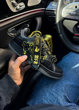 Кроссовки kappa fatty black yellow распродаж sale