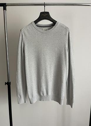 Marc o polo светр сірий чоловічий базовий оригінал м