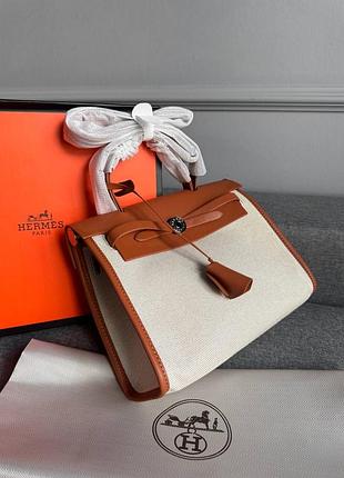 Сумка ермес текстиль люкс