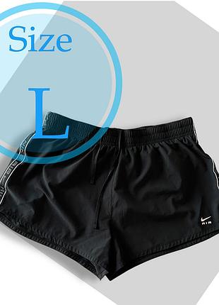 Жіночі бігові шорти nike air dri-fit women's mid-rise, (р. l)