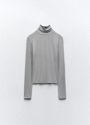 Базовий еластичний гольф водолазка  zara