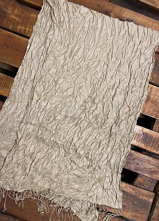 Женский шарф (палантин) (идеал оригинал бежевый)