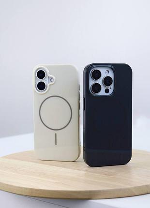 Чехол стеклянный с magsafe для iphone