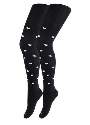 Колготи демісезонні для дівчинки дюна в сердечка колготки демисезонные