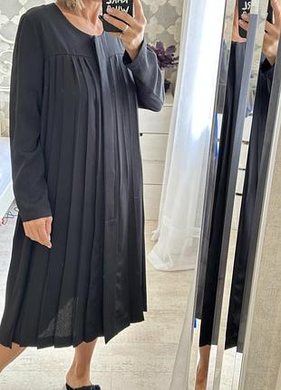 Сукня міді в складку сукня-сорочка з поясом h&m