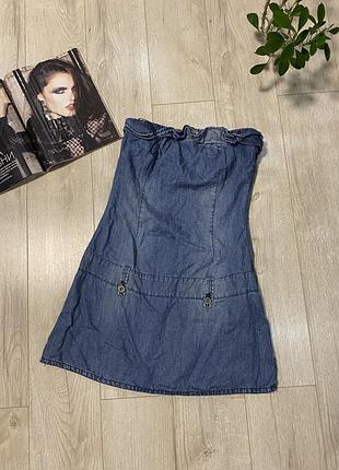 Mng jeans mango-платье-сарафан