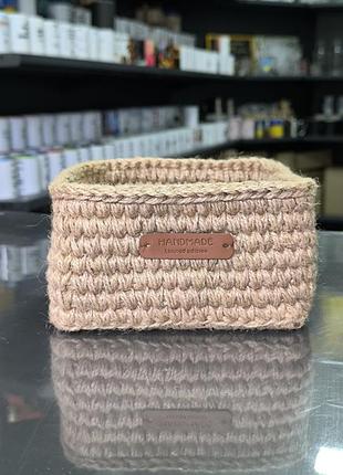 Кошик ручної роботи для зберігання дрібничок