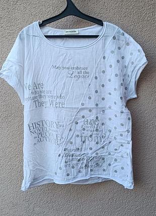 Женская футболка new collection 50% лен 50% cotton