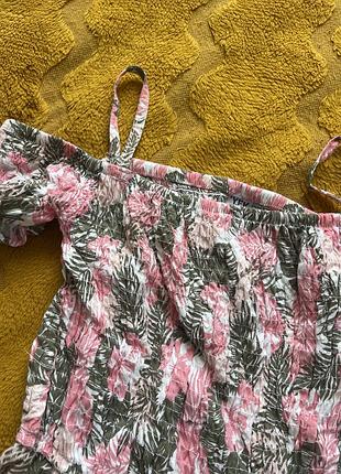 Дитяча сукня з квітковим принтом 3