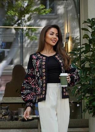 Пиджак, жакет вышитый