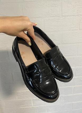 Лофери, чорні лофери, лакові лофери, жіночі лофери