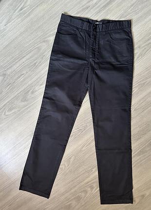 Черные мужские джинсы-брюки р.m/l