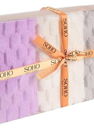 Набір рушників soho 35х75 см sote mix, 3 шт.