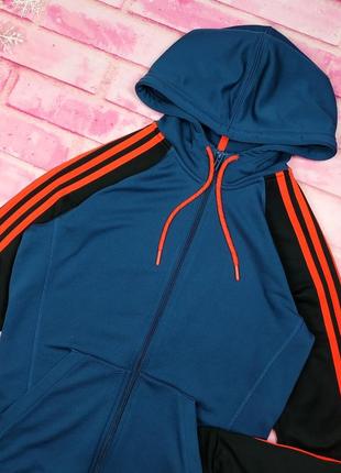 Кофта на замке с капюшоном спортивная зип худи  adidas